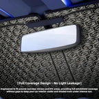 Foldable Windshield Sunshade | 5-Layer Laser Reflective Oxford Fabric Car Sun Shade with Steel Frame | UV Protection Heat Shield Sun Visor | Keeps Interior Cool & Protects Dashboard M (55 x 27.5 in) - Image 5