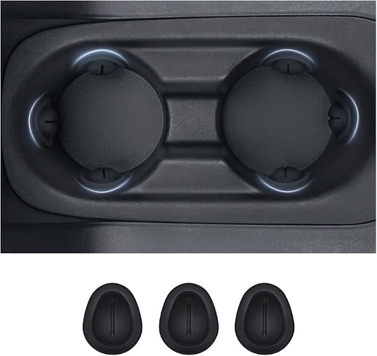 2026 Latest Car Cup Holder Insert/Holder Position Limiter - Anti Shake Silicone Car Coasters Bottle Stabilizers with Self-Adhesive - Car Must Haves Cup Holder Inserts for Car Truck SUV (3PCS) by Unknown
