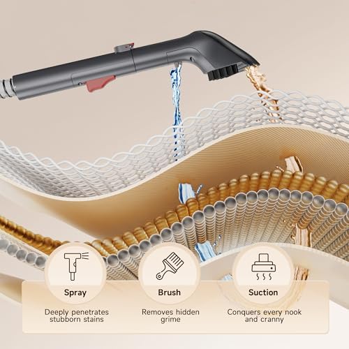 WURESE 17KPa Portable Carpet Cleaner Machine, Spot Shampooer for Couch Sofa - Image 3