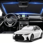 Windshield Sun Shade for Lexus is IS300/IS350/IS500/IS250/IS200t 2014-2024 2025 2026 Sunshade Front Window Shade Custom Fit is Accessories Sun Visor Foldable Shade Blocks UV Rays Accessories by AuyNeas