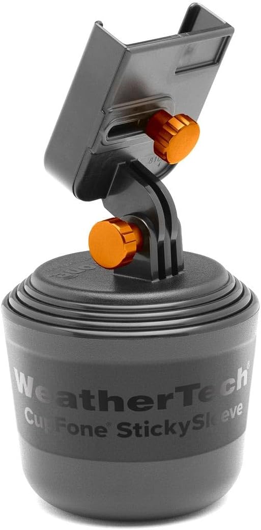 WeatherTech Portable Electronic Device Mount, Orange, Fits Smartphones by WeatherTech
