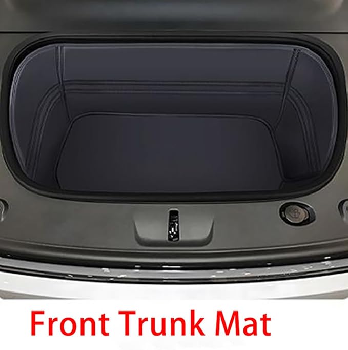 Full Cover Frunk Mat & Rear Lower Trunk Storage & Inner Storage Mat Compatible with Tesla Model Y 2026 Juniper (Not fit Standard)– Full Coverage, Non-Slip, Easy Clean(Black) - Image 6