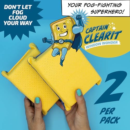 JJ KENT Captain Clearit Window Cleaner Sponge for Windshields, 2 Pack - Image 4