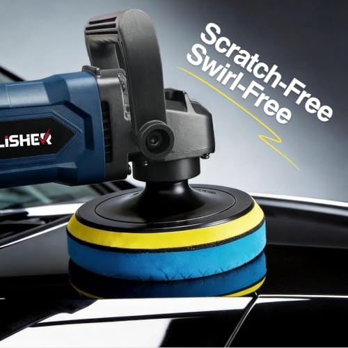 9Pcs Buffing Polishing Pads Kit, 5 Inch Buffing Pads, Sponge & Woolen Pads with M14 Drill Adapter & Backing Plate for Car Care, Polishing, Washing, Cleaning, Waxing - Image 7