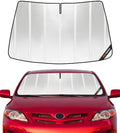 Pigenius Windshield Sun Shade for Toyota Corolla 2011-2013. Full Coverage Rearview Mirror Shade for Ultimate Protection by Pigenius