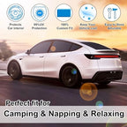 TINGLU Window Shades for Tesla Model Y Juniper 2025 2026 Accessories Car Side Full Windows Rear Triangular Windshield Sun Shade Sun UV Rays & Privacy Protection for Camping,Napping,Relaxing 8PCS - Image 6