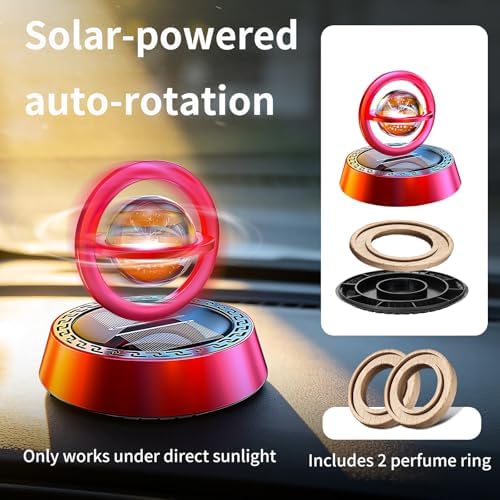 Kwak’s Solar Car Air Freshener Dashboard Decorations Gentle Ocean Scent - Image 3