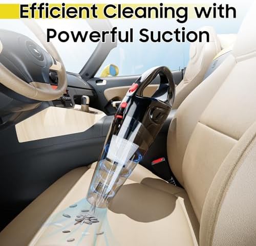 Hand Held Mini Vacuum Cleaner - Powerful Portable Car Vacuum Handheld - Image 2