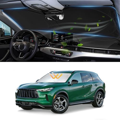 Windshield Sunshade for Infiniti QX50 QX55 QX60 2018-2026 QX80 Window Shade by INSAUTO