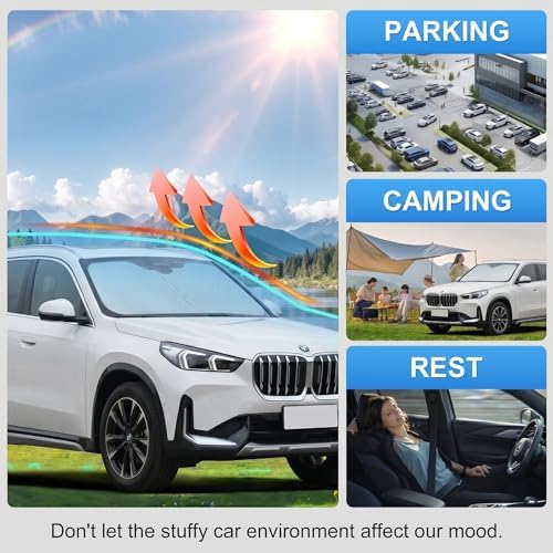 Custom Fit Windshield Sun Shade for BMW X1 E84 2016-2026 - Image 6