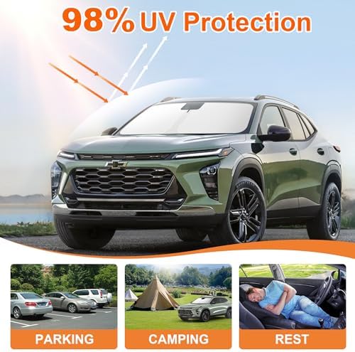 Foldable Front Windshield Sunshade fit for Chevrolet Trax 2013-2024 - Image 3