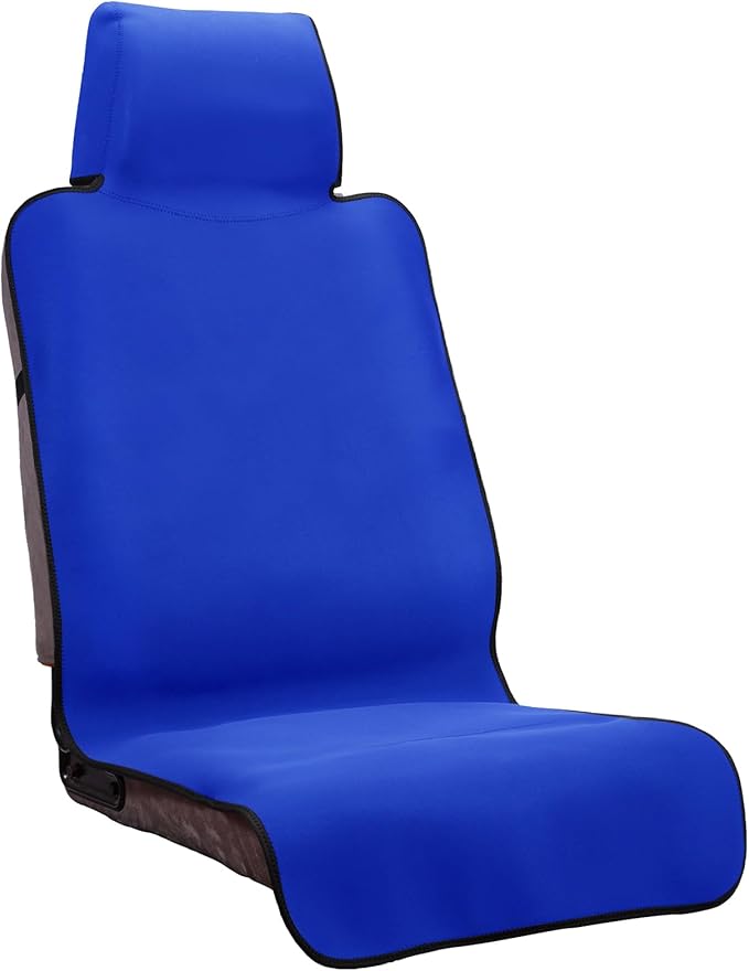 Neoprene Waterproof Car Seat Cover, Royal Blue 1pc, Non-Slip | Car Seat Protector, Sweat-proof, Universal Fit SUV & Truck, Machine Washable, For Gym, Yoga, Pets, Workout, Beach, Swimming by DREAMANIA