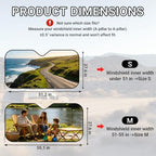 LAPE Custom Car Windshield Sun Shade Personalized Photo Logo Text - Image 5