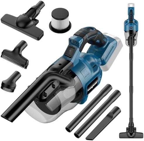 Cordless Vacuum Cleaner Compatible with Makita 18V Battery 100AW Suction by TengXcel