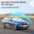 Windshield Sun Shade for BMW X2 2018-2026 Sunshade - Image 2