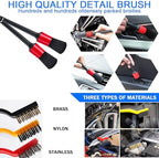 Car Wash Detailing Kit, Car Washing Kit with Foam Gun, Car Wash Brush - Image 5