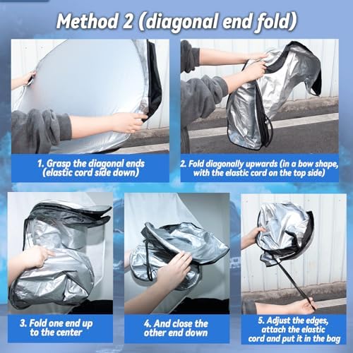 Windshield Sun Shade for Dodge Challenger 2015-2023 - Image 5