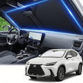 Windshield Sun Shade for Lexus NX 2022-2024 2025 2026 Sunshade Front Window Shade Custom Fit NX NX250 NX350 NX350h NX450h+ Accessories Sun Visor Foldable Shade Blocks UV Rays Accessories by AuyNeas