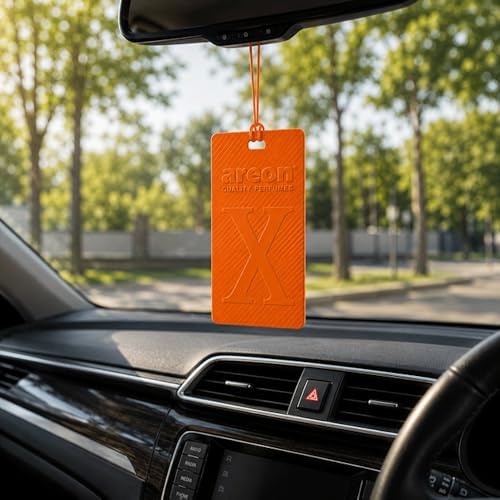 AREON X Version Coconut Hanging Best Car Air Freshener - Long Lasting Scent for Car or Home - Long Lasting, Fresh, Luxurious Scent - Pack of 3 - Image 2