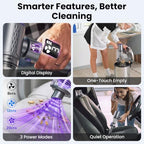 Premium Cordless Car Vacuum, 20000Pa Handheld Vacuum with Storage Bag - Image 3