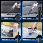 Car Vacuum Cleaner, 15000Pa Handheld Cordless Rechargeable Vacuum, 120W High Power Portable Mini Vacuum for Car, Pet, Home, Office Cleaning, Washable HEPA Filter, Multi-Nozzles - Image 6