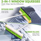 Ordenado 62" Car Wash Brush with Long Handle, 6Pcs Car Wash Kit Exterior - Image 4