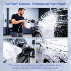 Car Wash Foam Gun,Foam Cannon Car Wash Kit,Car Cleaning Gun, Adjustable Foam Sprayer with Large Capacity Reservoir,Professional Automotive Cleaning Tool Kit for Interior & Exterior Detailing Supplies. - Image 7