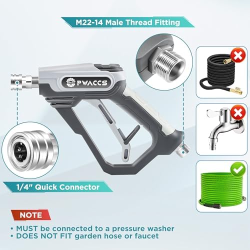 PWACCS Pressure Washer Foam Gun with Dual Connector, 1.5 Liter - Image 6