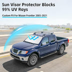 Windshield Sun Shade for Nissan Frontier 2005-2021 Sunshade - Image 2