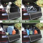 Car Cargo Liner for Dogs for Jeep Wrangler JL 2 or 4 Doors 2018-2024,Pet Cargo Mat Trunk Mat Dog Seat Mat Trunk Mat Protector Car Boot Cover Mat Pet Seat Cover Mat - Image 5