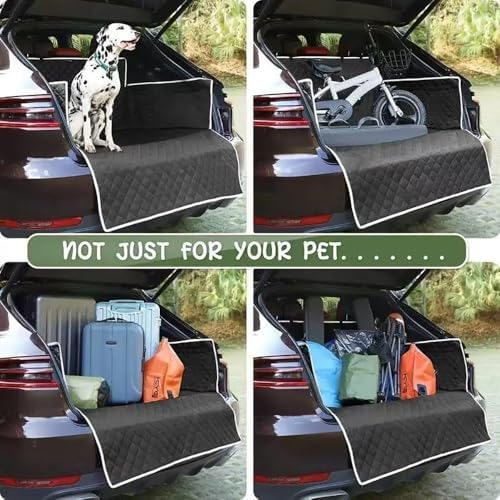 Car Cargo Liner for Dogs for Jeep Wrangler JL 2 or 4 Doors 2018-2024,Pet Cargo Mat Trunk Mat Dog Seat Mat Trunk Mat Protector Car Boot Cover Mat Pet Seat Cover Mat - Image 5
