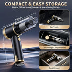 Car Vacuum, 20000PA Powerful Suction 6000mAh up to 40 Minutes Black - Image 6