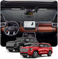 for Car Windshield Sunshade Umbrella 2023-2026 Toyota Sequoia Custom Fit Windshield Sun Protector Cover 6-Layer Heat-Resistant Fabric, Ultra-Strong Fiberglass Frame (for 2023-2026 Toyota Sequoia) by BSTW