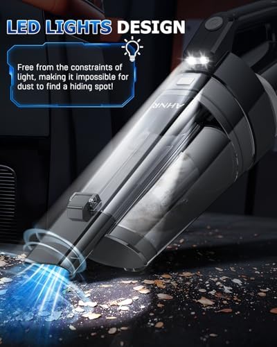 AHNR Handheld Vacuum Cleaner Cordless Rechargeable 16000PA for Car Home - Image 5