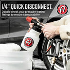 Adam's Polishes Premium Foam Cannon - Soap Sprayer for Car Wash | Sprayer Cannister for Pressure Washer 1/4" Quick Disconnect - Image 5