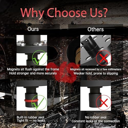 Magnetic Chassis Flusher Kit,Truck Frame Washer & Frame Flusher, Chassis Cleaner & Flush for Off Road Vehicle - Image 4
