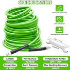 Sewer Jetter Kit 100 FT for Pressure Washer, 5800 PSI Drain Cleaner Hose - Image 3