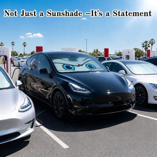 Tesla Model 3/Y Windshield Sun Shade, Cool Gray - Image 7