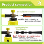 Foam Cannon, Compatible with Portland Husky Ryobi Pressure Washer - Image 2
