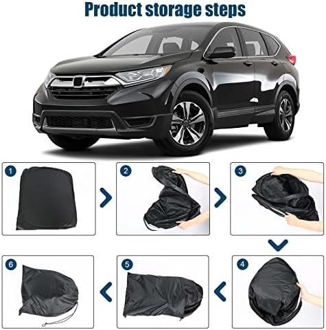 6 Layers Windshield Sun Shade for Honda CR-V 2017-2023 - Image 5