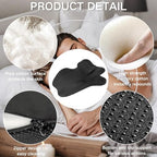 Memory Foam Couples Pillow, Reading Pillow for Bed, NeckPillow, 27° Lift Ergonomic Cushion for Intimacy Waterproof Posture Support Cushion for Sleeping Reading Relax(Blue,25"x22"x18") - Image 4