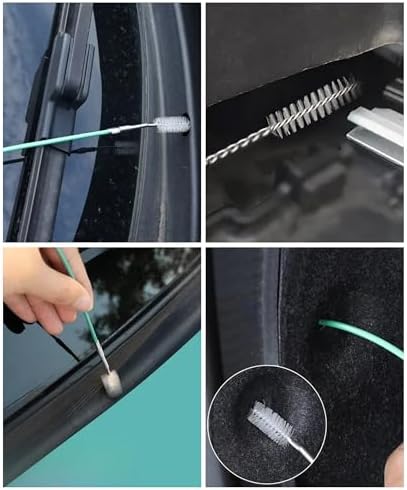 Drain Cleaner,Car Accessories Sunroof Drain Cleaning Tool,Drain Brush,Extra Long Pipe Cleaners for Cars,Fit for Auto Washing,Engine Cleaning,Truck Detailing,Exterior Clean (78 Inch) - Image 6