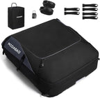 MIDABAO 20 Cubic Waterproof Duty Car Roof Top Carrier-Car Cargo Roof Top Bag, Waterproof & Coated Zippers includes Anti Slip Mat with or without Racks (20 Cubic Feet) - Image 2