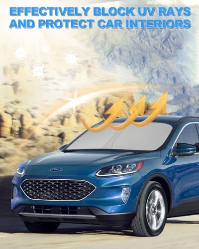 Foldable Front Windshield Sunshade fit for Ford Escape 2020-2025 2026 - Image 6