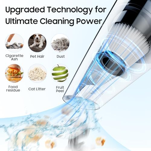 Small Portable Handheld Vacuum Cleaner - Hand Car Vacuum High Power - Image 3
