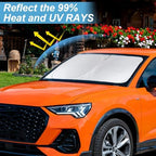 Windshield Sunshade for 2013-2026 Audi Q3 Cover for Windshield Sun Visor - Image 2