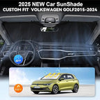 Windshield Sun Shade for 2015-2020 2021 Volkswagen Golf GTI/e-Golf/Golf R - Image 2