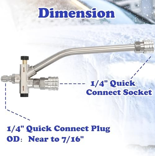 Tool Daily Pressure Washer Foam Cannon with Dual Connector, 1 Liter - Image 6