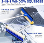 Ordenado 62" Car Wash Brush with Long Handle, 6Pcs Car Wash Kit Exterior - Image 4