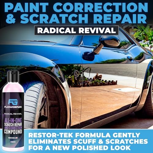Grand Slam 4-Pack Includes Waterless Car Wash Spray + Instant Car Scratch Remover Repair + Streak Free Window and Glass Cleaner + All Purpose Cleaner for Auto Detailing, 2 Microfiber Towels - Image 6